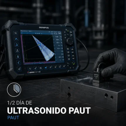 1/2 día de ultrasonido PAUT